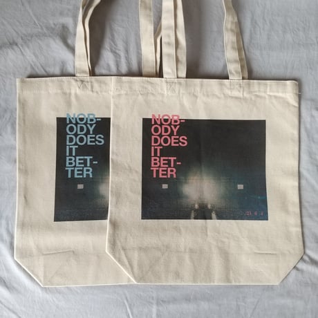 DONATION（寄付5,000円）→トートバッグ：NOBODY DOES IT BETTER （ピンク）