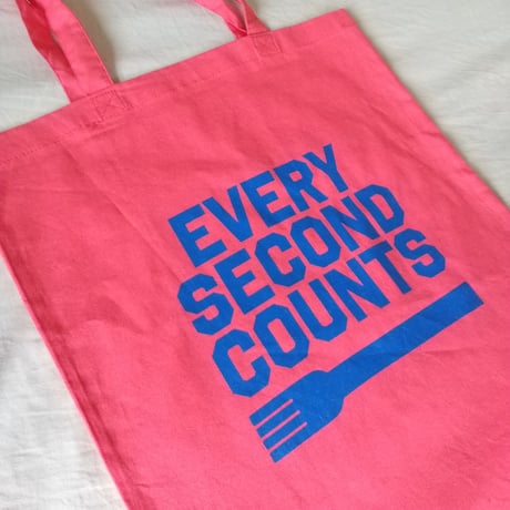 DONATION（寄付5,500円）→EVERY SECOND COUNTSトートバッグ（ラズベリーピンク）