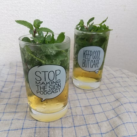 DONATION（寄付4,000円）→タンブラーグラス：STOP MAKING THE SIGN PODCAST