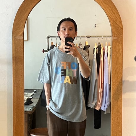 【受注生産】OFF THE WALL T-shirt（グレー）+ DONATION（寄付2,000円）