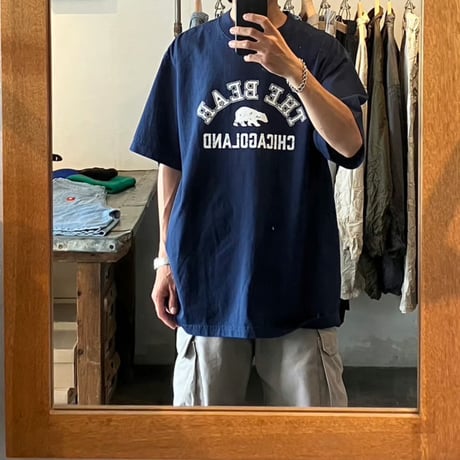 CHICAGOLAND T-shirt（ミッドナイトネイビー×ホワイト）