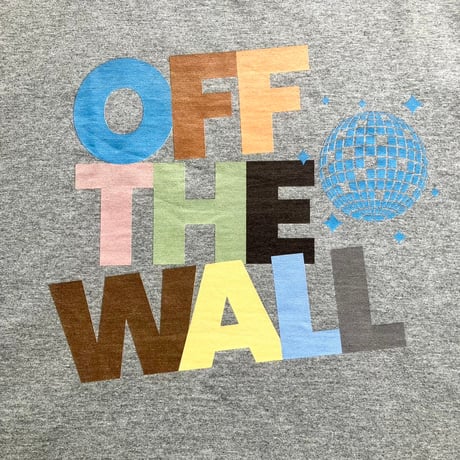 【受注生産】OFF THE WALL T-shirt（グレー）