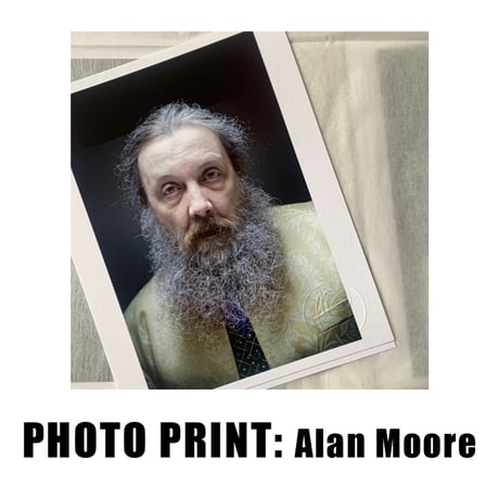 【限定5枚】オリジナル写真プリント：”Alan Moore” photo by Jonathan Worth