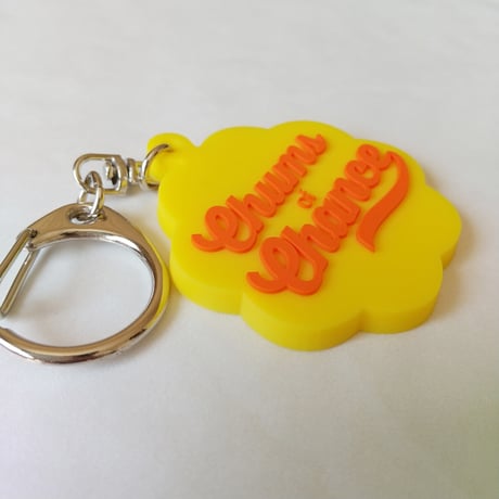 DONATION（寄付3,000円）→キーホルダー：Chums of CHANCE（イエロー×オレンジ）