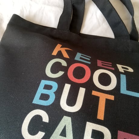 DONATION（寄付6,000円）→KEEP COOL BUT CAREトートバッグ（ブラック）
