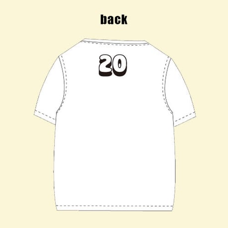 【DIGAWEL × CLUB SNOOZER 20th Anniversary】Revolution No.20 Tシャツ（P）