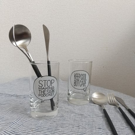 DONATION（寄付4,000円）→タンブラーグラス：STOP MAKING THE SIGN PODCAST
