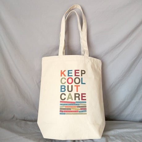 DONATION（寄付5,000円）→KEEP COOL BUT CAREトートバッグ（ナチュラル）