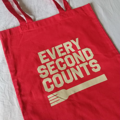 DONATION（寄付5,500円）→EVERY SECOND COUNTSトートバッグ（クラシックレッド）