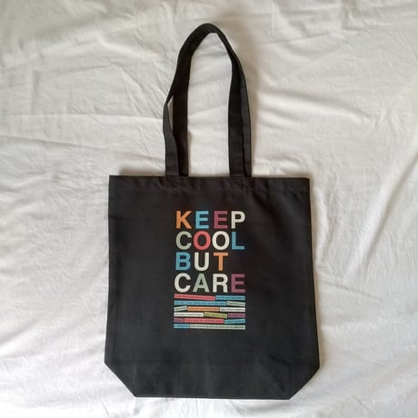 DONATION（寄付6,000円）→KEEP COOL BUT CAREトートバッグ（ブラック）