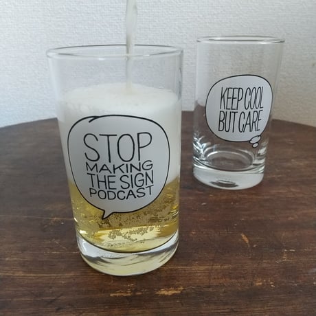 DONATION（寄付4,000円）→タンブラーグラス：STOP MAKING THE SIGN PODCAST