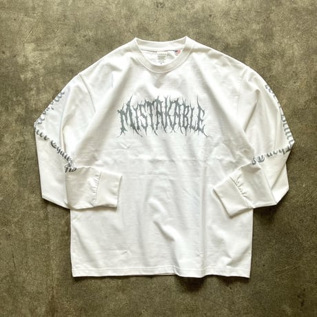 【受注生産】MISTAKABLE Long Sleeve（ホワイト）+ DONATION（寄付2,000円）