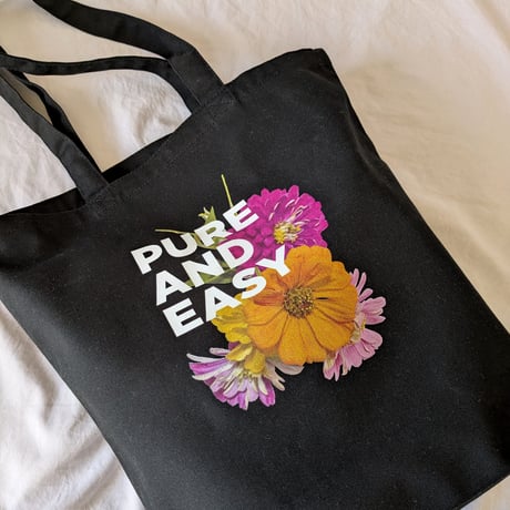 DONATION（寄付5,000円）→PURE AND EASY トートバッグ（ブラック）