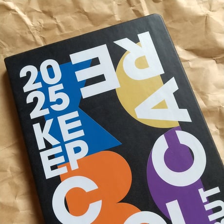 DONATION（寄付5,000円）→A type 2025年ハードカバー手帳（A5サイズ）