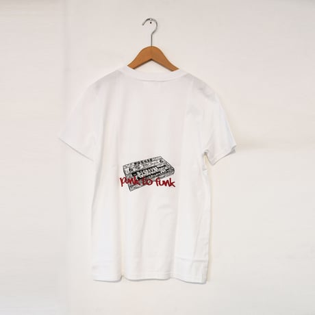 【DIGAWEL × CLUB SNOOZER 20th Anniversary】TB303 Tシャツ（W）quote from Massive Attack"Protection" etc.