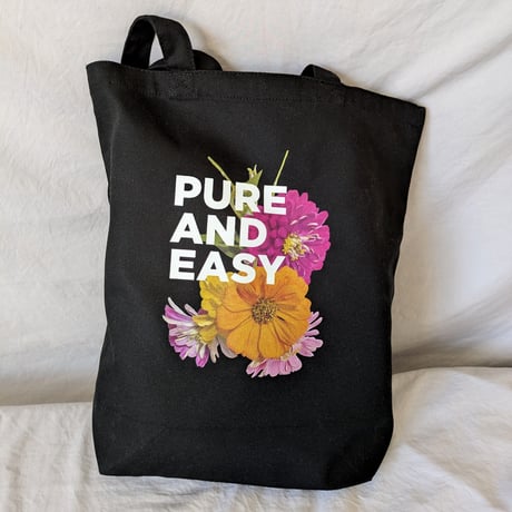 DONATION（寄付5,000円）→PURE AND EASY トートバッグ（ブラック）