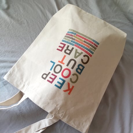 DONATION（寄付5,000円）→KEEP COOL BUT CAREトートバッグ（ナチュラル）