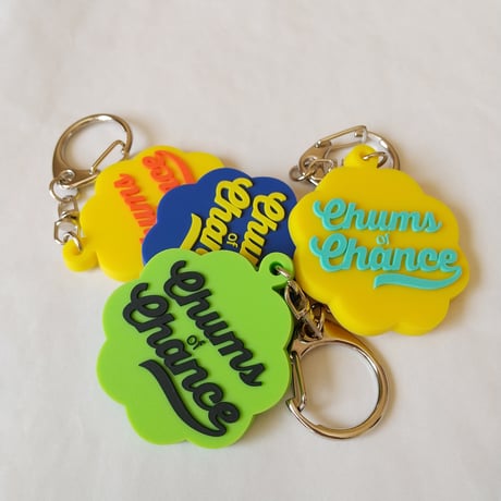 🔸残り5点のみ🔸DONATION（寄付3,000円）→キーホルダー：Chums of CHANCE（イエロー×ライトブルー）