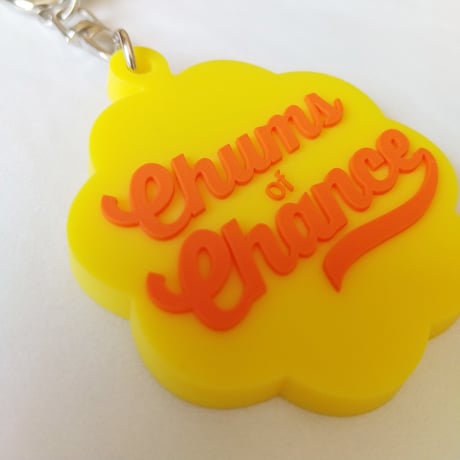 DONATION（寄付3,000円）→キーホルダー：Chums of CHANCE（イエロー×オレンジ）
