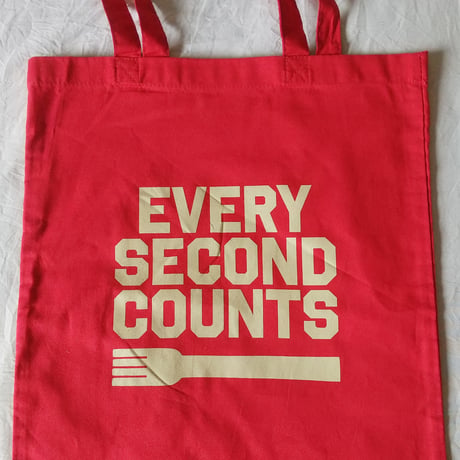 DONATION（寄付5,500円）→EVERY SECOND COUNTSトートバッグ（クラシックレッド）