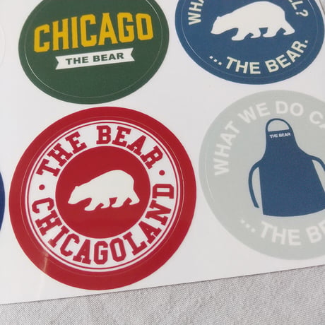 DONATION（寄付1,500円）→円形ステッカー CHICAGOLAND