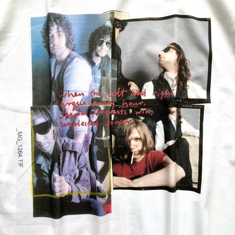 Maybe not tonight T-shirt（ホワイト）: photo by ジョディ浅野