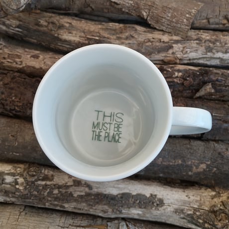 【限定10個】DONATION（寄付4,000円）→マグ: THIS MUST BE THE PLACE / ボトルグリーン