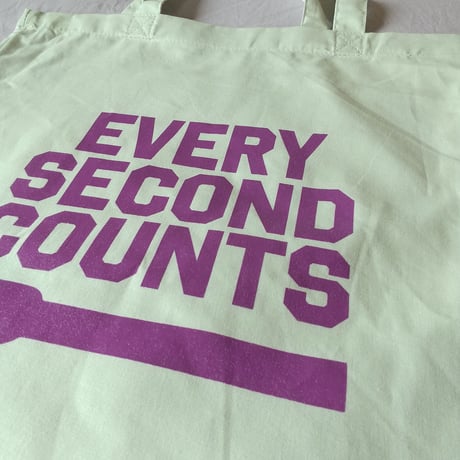 DONATION（寄付5,500円）→EVERY SECOND COUNTSトートバッグ（パステルミント）