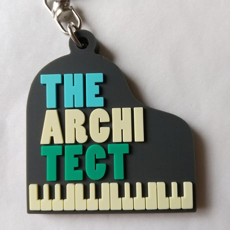 DONATION（寄付3,000円）→キーホルダー：THE ARCHITECT ピアノ（ブルー×グリーン）