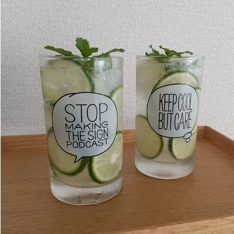 DONATION（寄付4,000円）→タンブラーグラス：STOP MAKING THE SIGN PODCAST