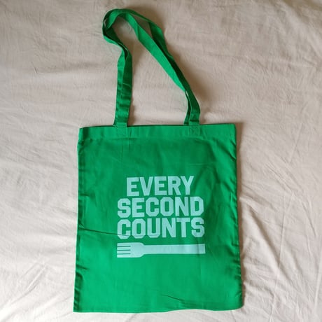 DONATION（寄付5,500円）→EVERY SECOND COUNTSトートバッグ（ケリーグリーン）