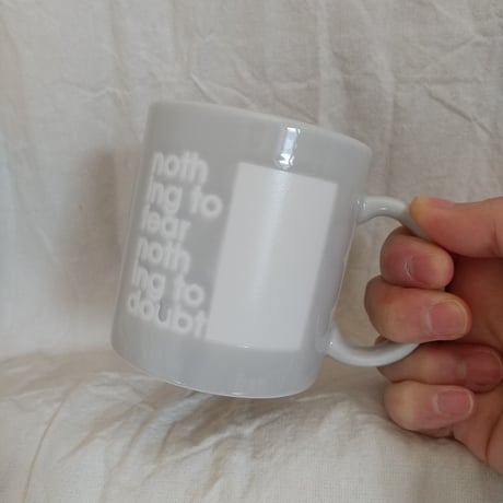 DONATION（寄付4,000円）→2024冬マグ：nothing to fear nothing to doubt（パールグレー）