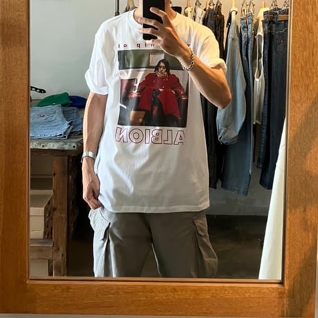 ALBION T-shirt 4.0 oz（敢えての軽量ボディ） : photo by 久保憲司