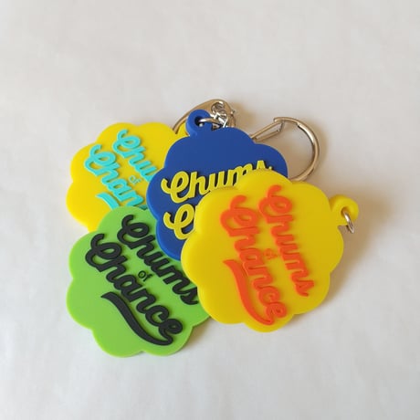 🔸残り5点のみ🔸DONATION（寄付3,000円）→キーホルダー：Chums of CHANCE（イエロー×ライトブルー）