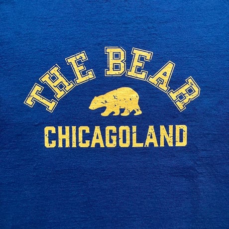 CHICAGOLAND T-shirt（ミッドナイトネイビー×マスタード）