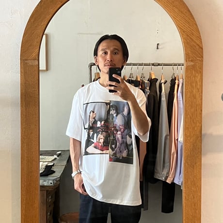 Maybe not tonight T-shirt（ホワイト）: photo by ジョディ浅野