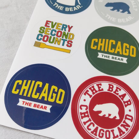 DONATION（寄付1,500円）→円形ステッカー CHICAGOLAND