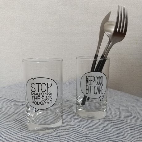 DONATION（寄付4,000円）→タンブラーグラス：STOP MAKING THE SIGN PODCAST