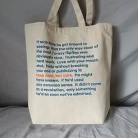 DONATION（寄付5,000円）→KEEP COOL BUT CAREトートバッグ