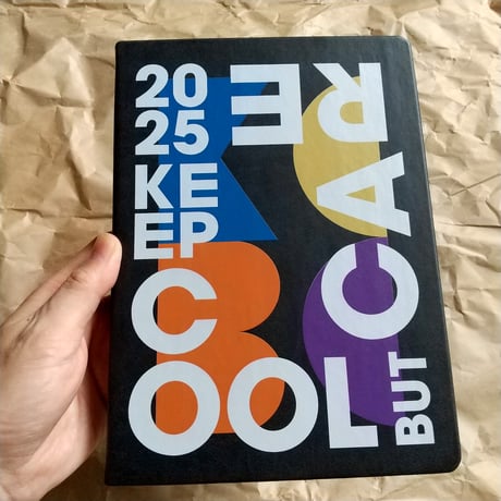 DONATION（寄付5,000円）→A type 2025年ハードカバー手帳（A5サイズ）
