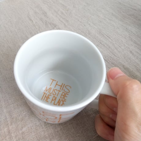 DONATION（寄付3,000円）→マグ: THIS MUST BE THE PLACE / マンダリンオレンジ