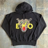 Hoodie: "Iggy+Eno=?" designed by 西村浩平（DIGAWEL）