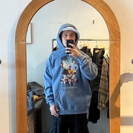 THE TIES THAT BIND Hoodie B（ブルージーン）: photo by 三田正明