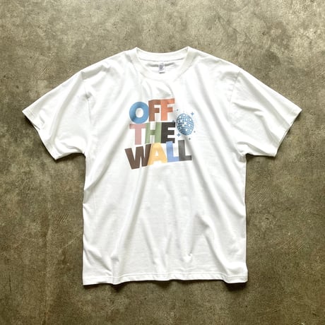 【受注生産】OFF THE WALL T-shirt（ホワイト）+ DONATION（寄付2,000円）
