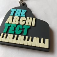 DONATION（寄付3,000円）→キーホルダー：THE ARCHITECT ピアノ（ブルー×グリーン）