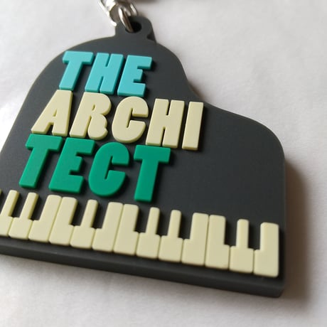 DONATION（寄付3,000円）→キーホルダー：THE ARCHITECT ピアノ（ブルー×グリーン）