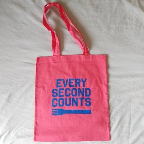 DONATION（寄付5,500円）→EVERY SECOND COUNTSトートバッグ（ラズベリーピンク）