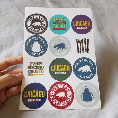 DONATION（寄付1,500円）→円形ステッカー CHICAGOLAND