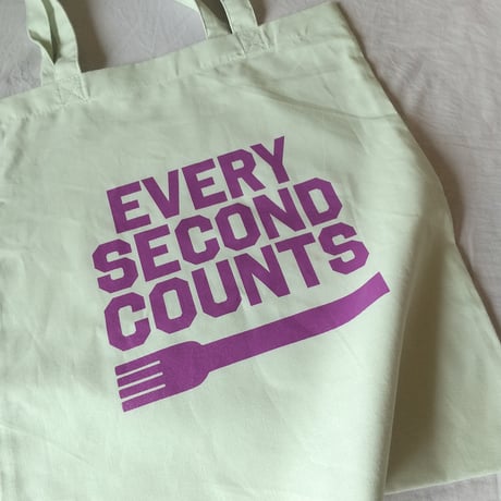 DONATION（寄付5,500円）→EVERY SECOND COUNTSトートバッグ（パステルミント）