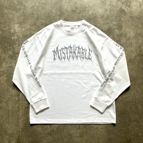 【受注生産】MISTAKABLE Long Sleeve（ホワイト）+ DONATION（寄付2,000円）
